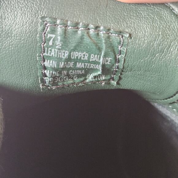 Vintage West 31 St Boots Green Ankle 5 Eyelet Lace Up Size 7.5 - Picture 7 of 7